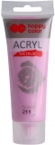 Culoare acrilica 75ml, roz metalic, Happy Color